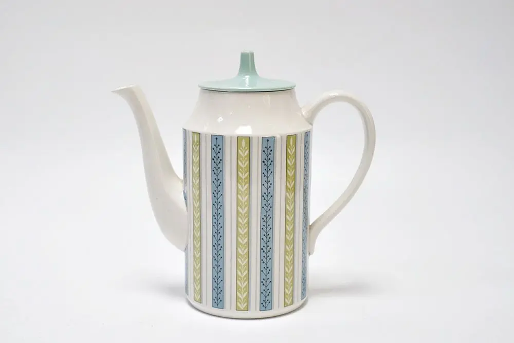 ヴィンテージ MIDWINTERコーヒーセット 爽やかな色合いのコーヒーカップ/アンティーク食器6