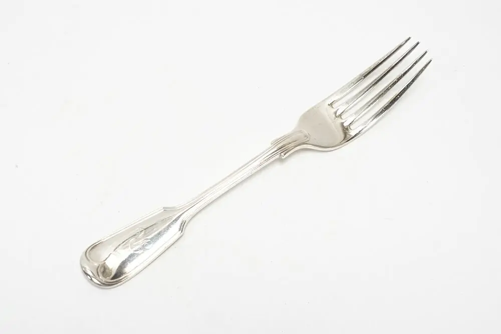 アンティークフォーク イギリス シルバープレート製 フィドルパターン1