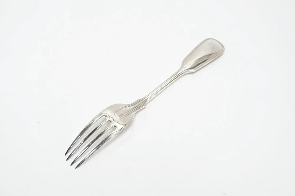 アンティークフォーク イギリス シルバープレート製 フィドルパターン3