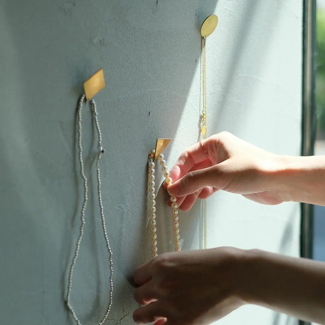 真鍮のプッシュピン おしゃれな画鋲 押しピン インテリア雑貨