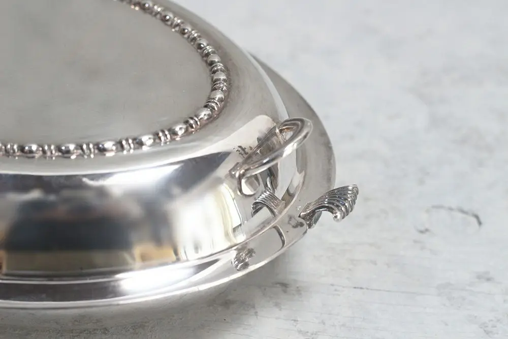 アンティークアントレディッシュ イギリス　シルバープレート JAMES DIXON & SONS1