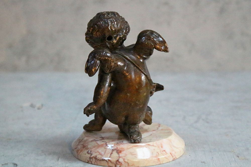 アンティークエンジェルオブジェ フランス 天使の置物 アンティーク雑貨2