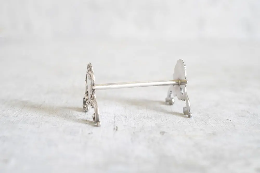 アンティークカトラリーレスト フランス エレガントなシルバープレート アンティーク雑貨4