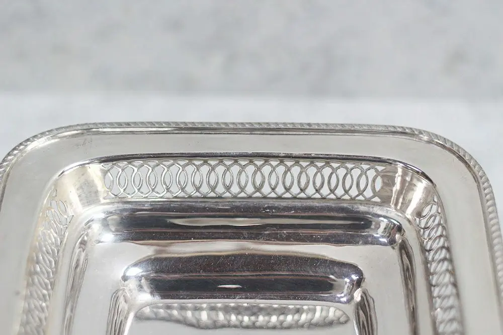 アンティーク シルバープレートフルーツバスケット イギリスJames Deakin & Sons
3