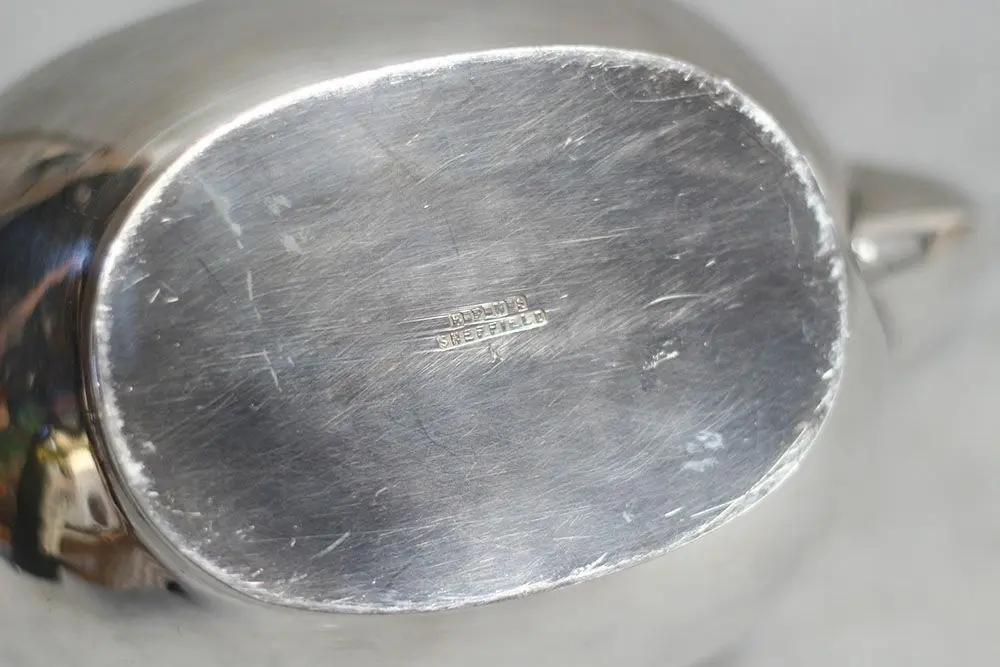 アンティークティーポット イギリス シルバープレートシェフィールド1