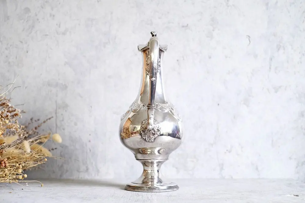 アンティークホットウォーターポット イギリス シルバープレート 獅子のフィニアル4