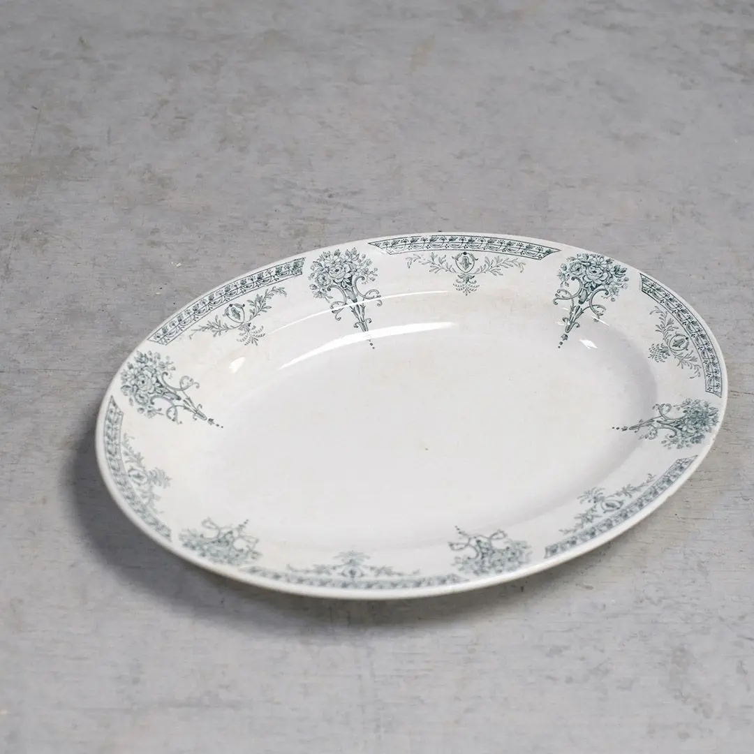 アンティークオーバルプレート リュネヴィル（Lunéville） フランス 楕円皿/アンティーク食器
