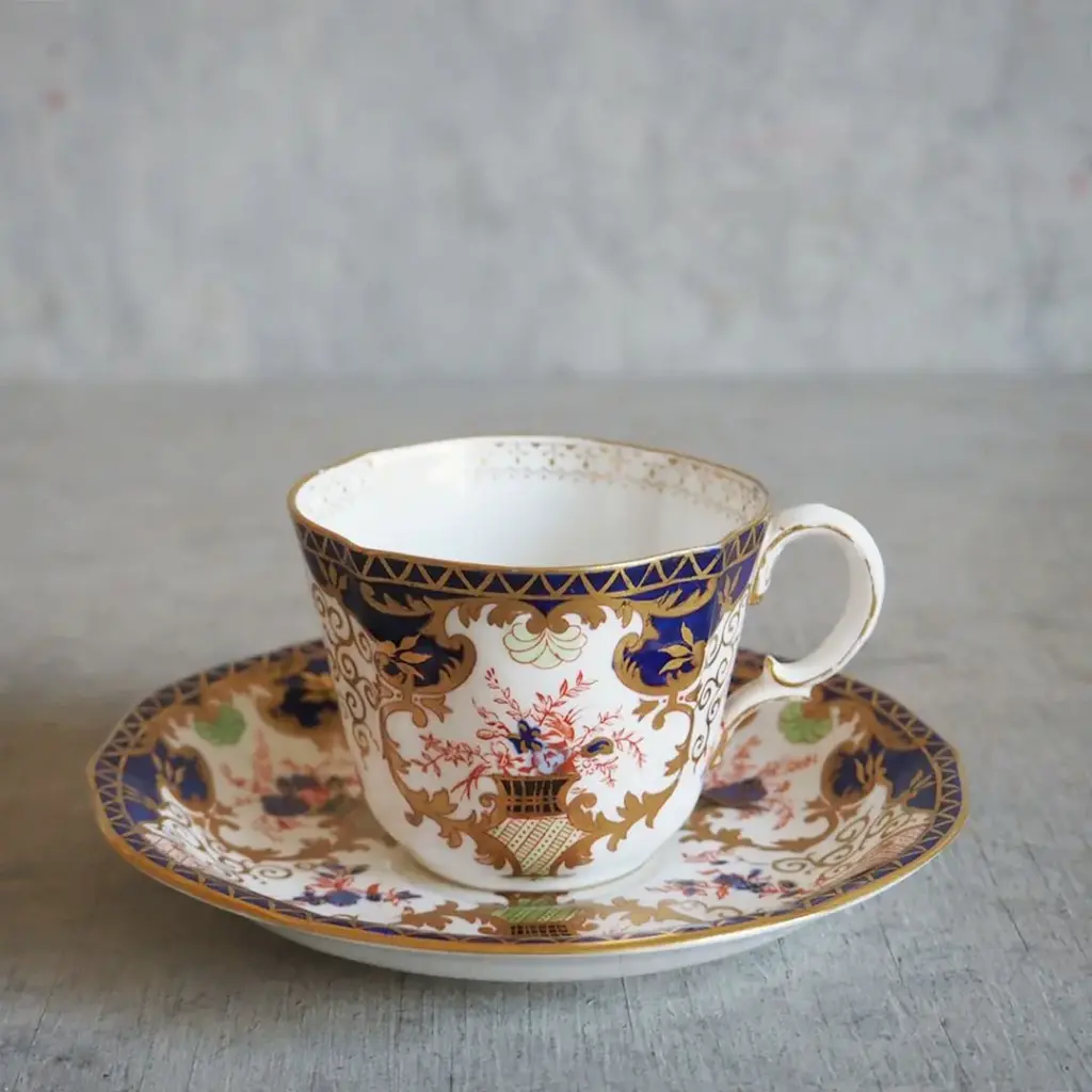 アンティークRoyal Crown Derby カップ&ソーサ イギリス ロイヤルクラウンダービー/アンティーク食器4