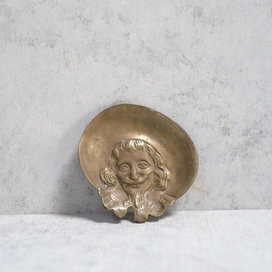 アンティーク ミニトレイ イギリス 真鍮 アクセサリートレイ アンティーク雑貨