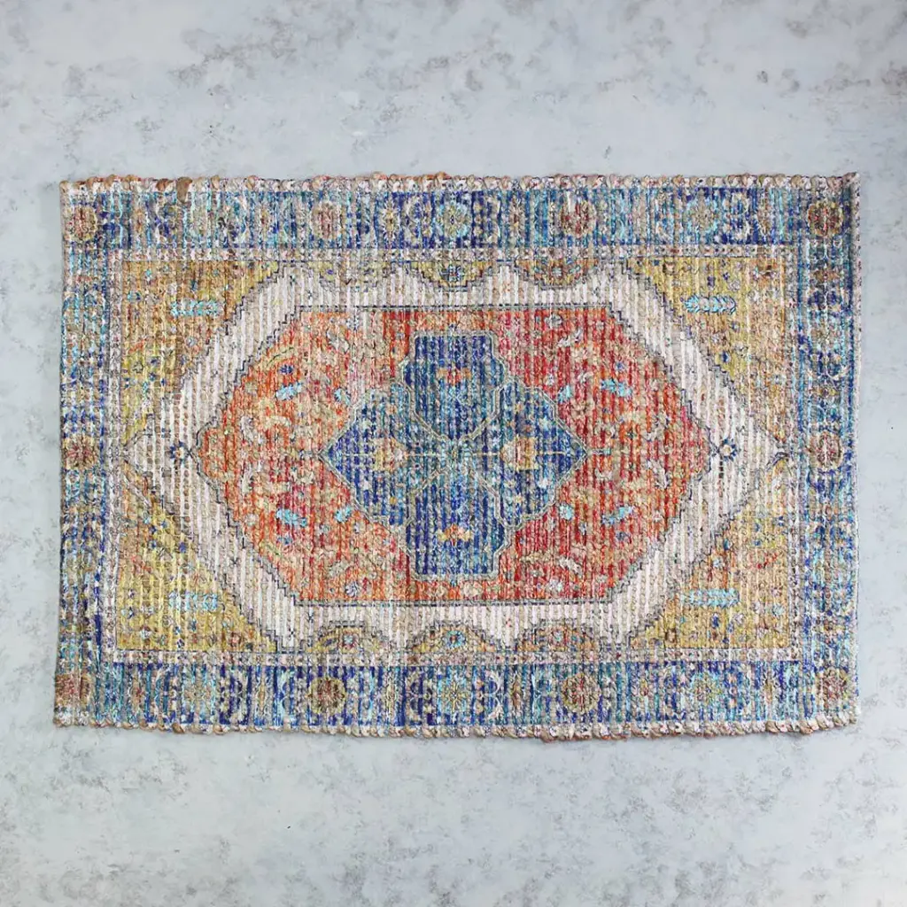 ジュート シェニールマット ORANGE 60x90cm
3