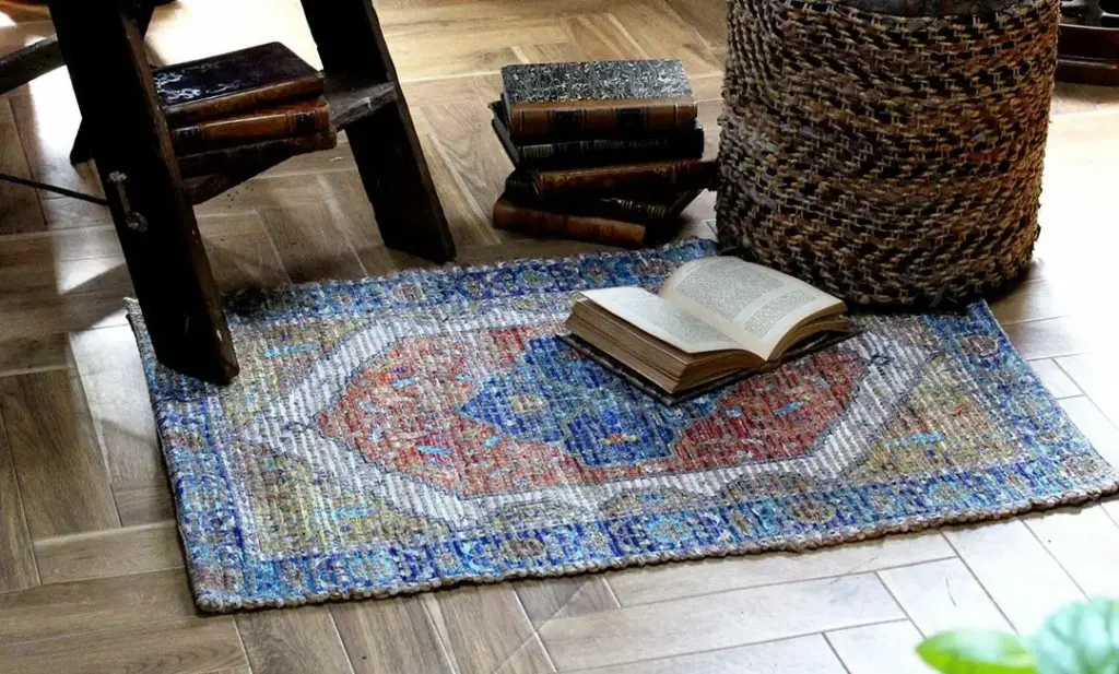 ジュート シェニールマット ORANGE 60x90cm
2