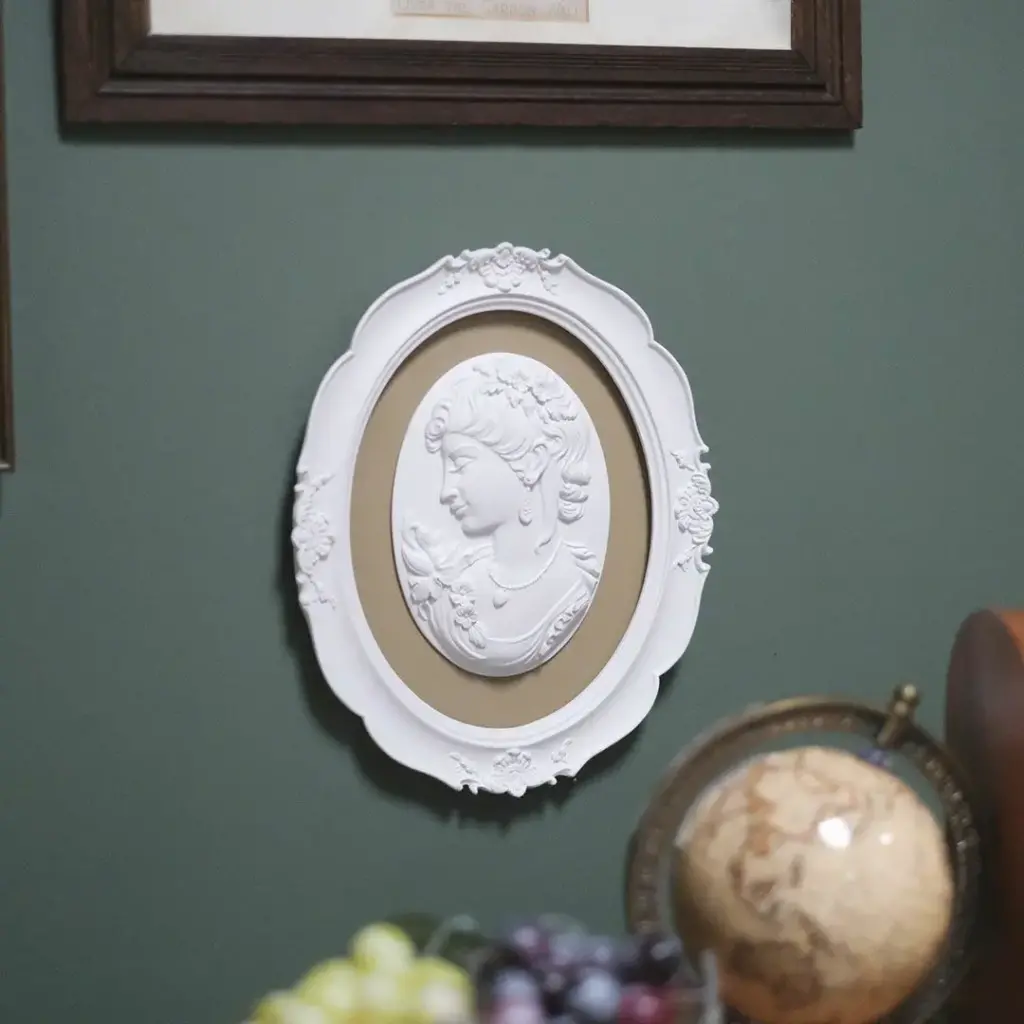 カメオフレーム 飾り額 インテリア雑貨