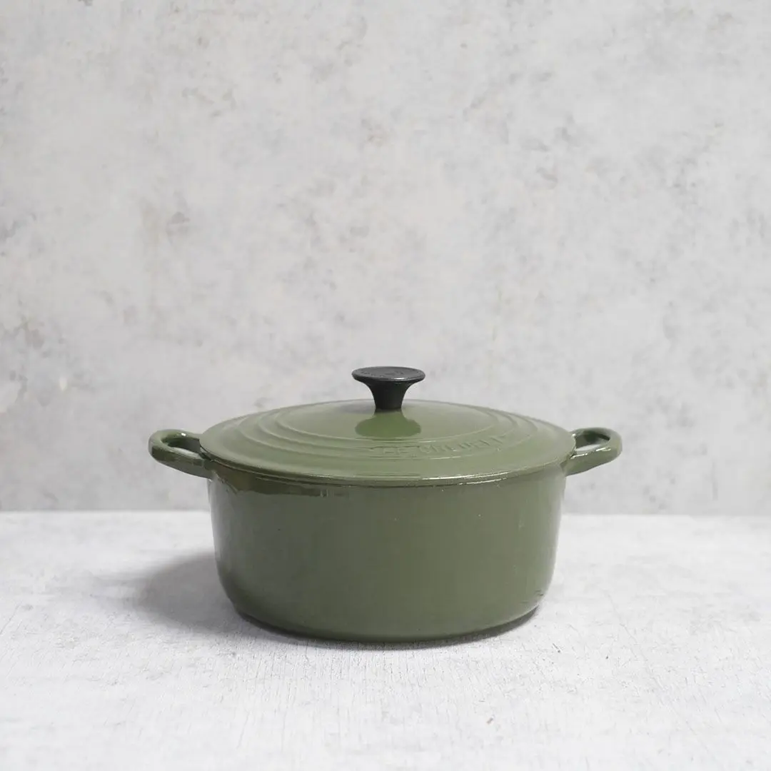 オールド ル・クルーゼ ココットロンド フランス LE CREUSET 両手鍋 サイズ22