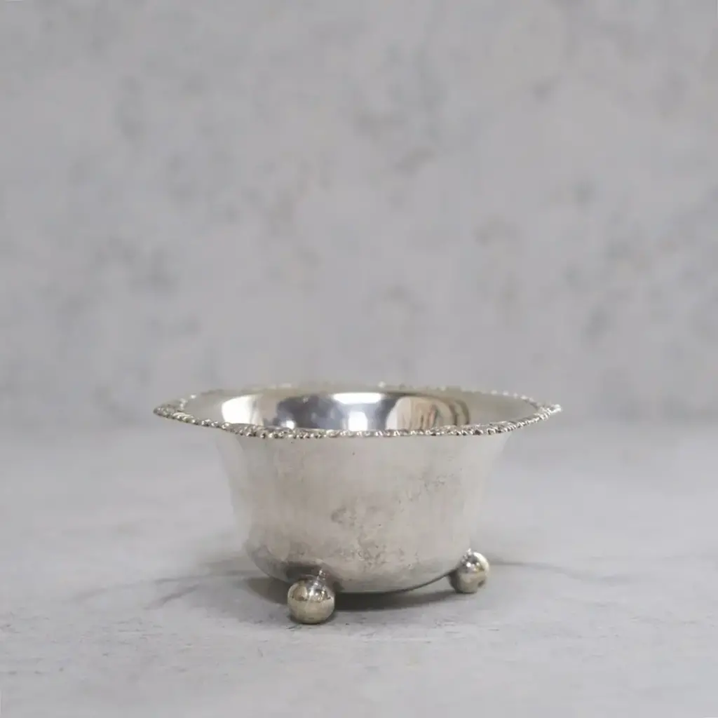 アンティークシュガーボウル シルバープレート イギリス 3つ足 アンティーク食器4