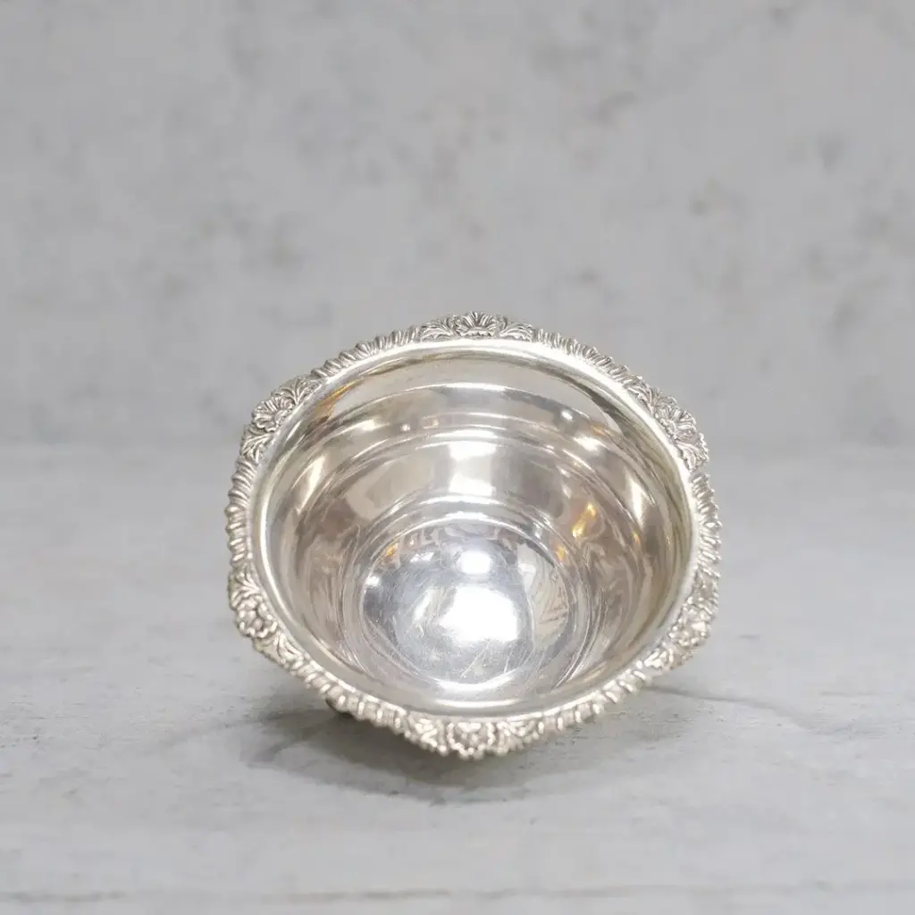 アンティークシュガーボウル シルバープレート イギリス 3つ足 アンティーク食器5