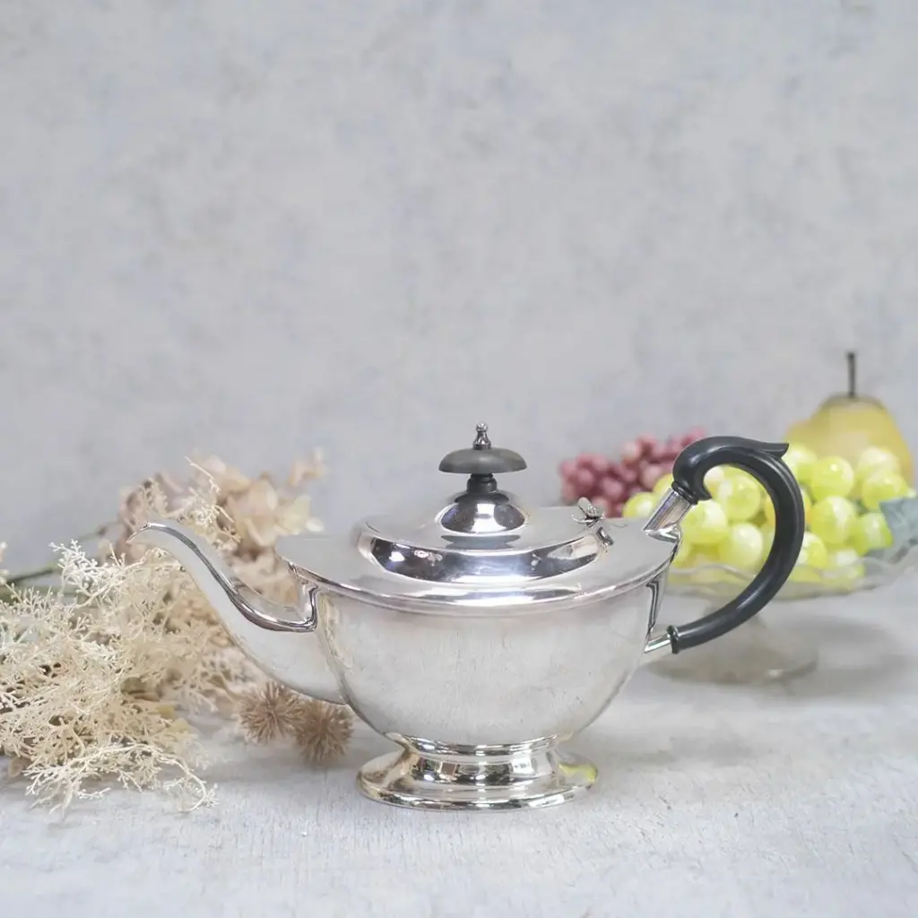 アンティークティーポット EH Parkin & Co イギリス シルバープレート アンティーク食器