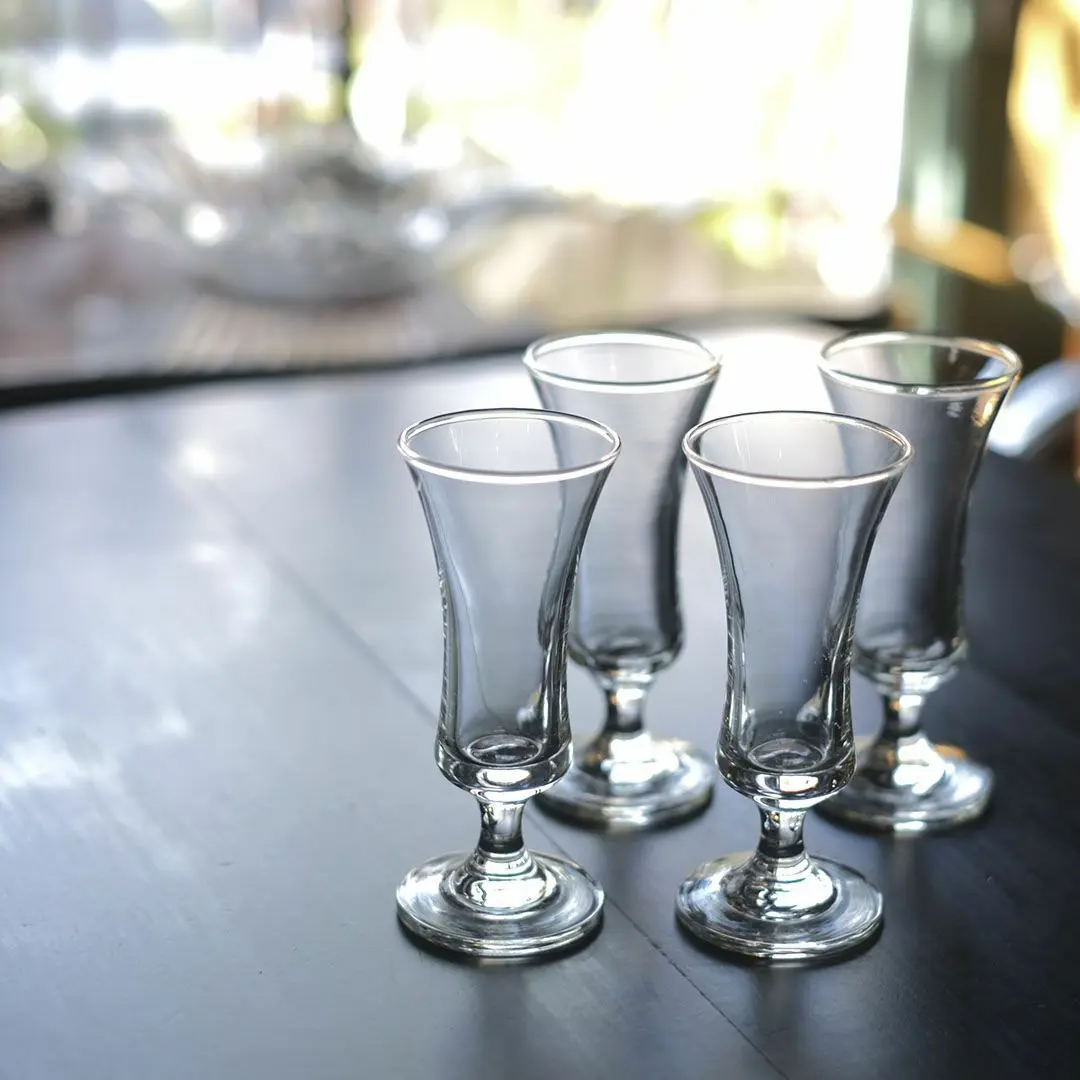 ヴィンテージアペリティフグラス フランス 食前酒グラス 吹きガラス