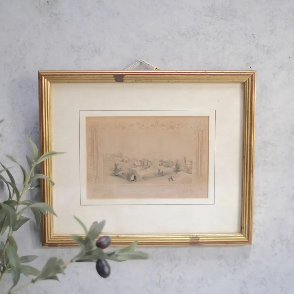 アンティーク リトグラフピクチャーMount Ephraim Tunbridge Wells イギリス 絵