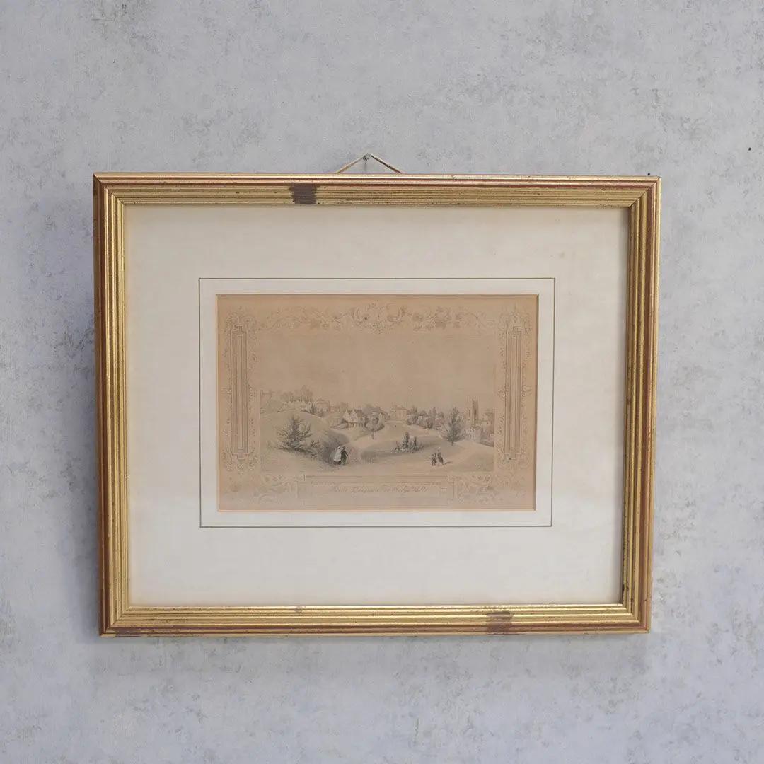 アンティーク リトグラフピクチャーMount Ephraim Tunbridge Wells イギリス 絵