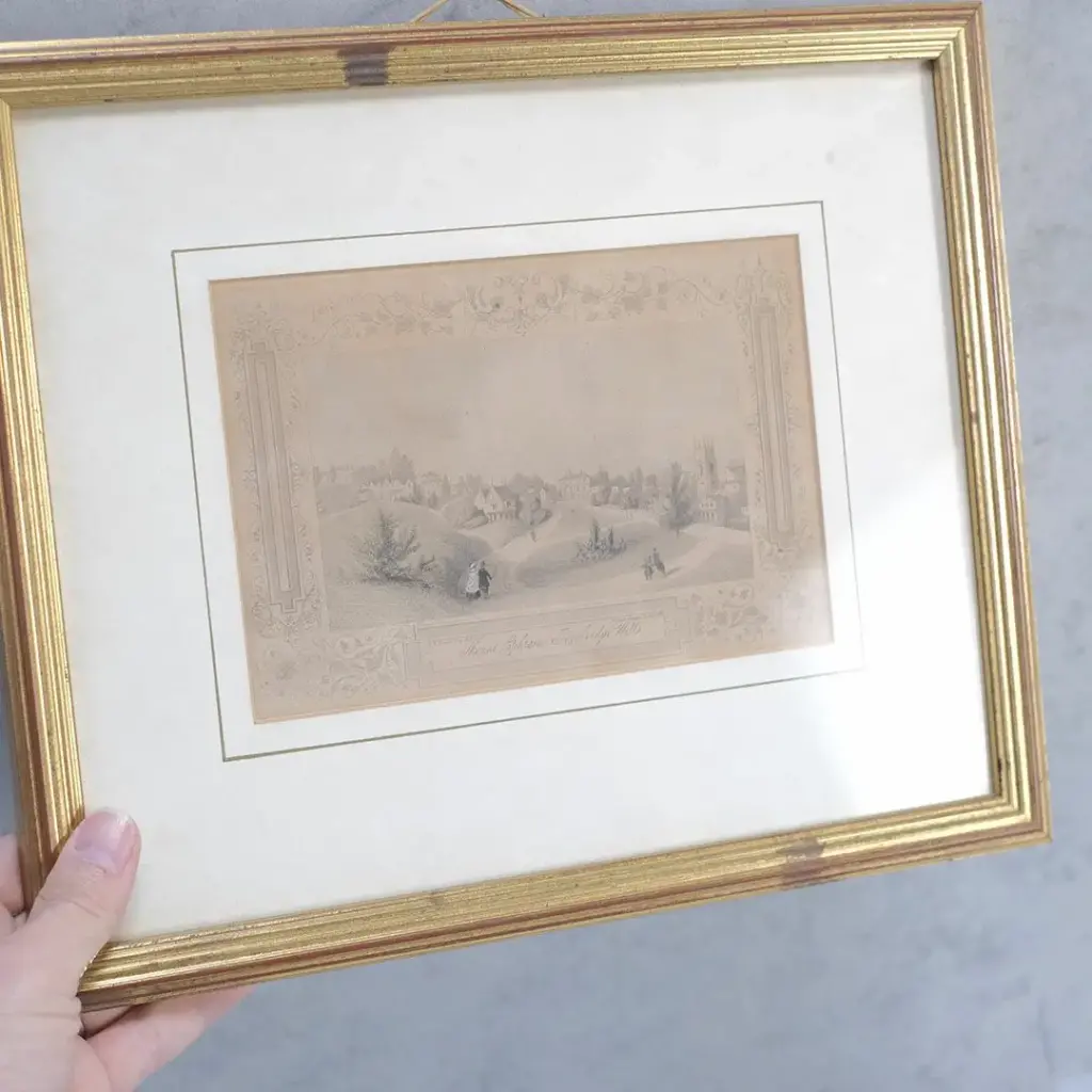 アンティーク リトグラフピクチャーMount Ephraim Tunbridge Wells イギリス アンティーク雑貨3