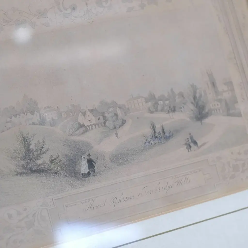 アンティーク リトグラフピクチャーMount Ephraim Tunbridge Wells イギリス アンティーク雑貨1