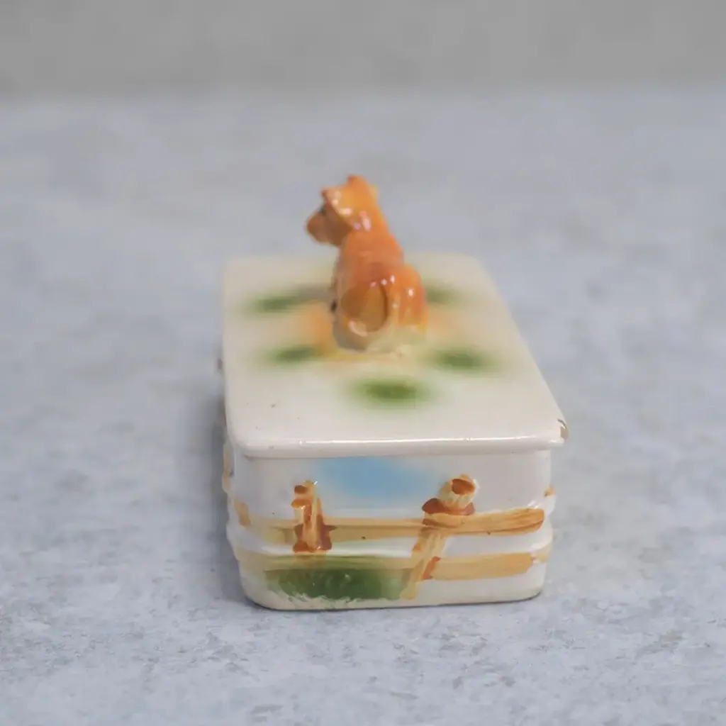 ヴィンテージバターケース 牛の飾り付き イギリス FOREIGN
4