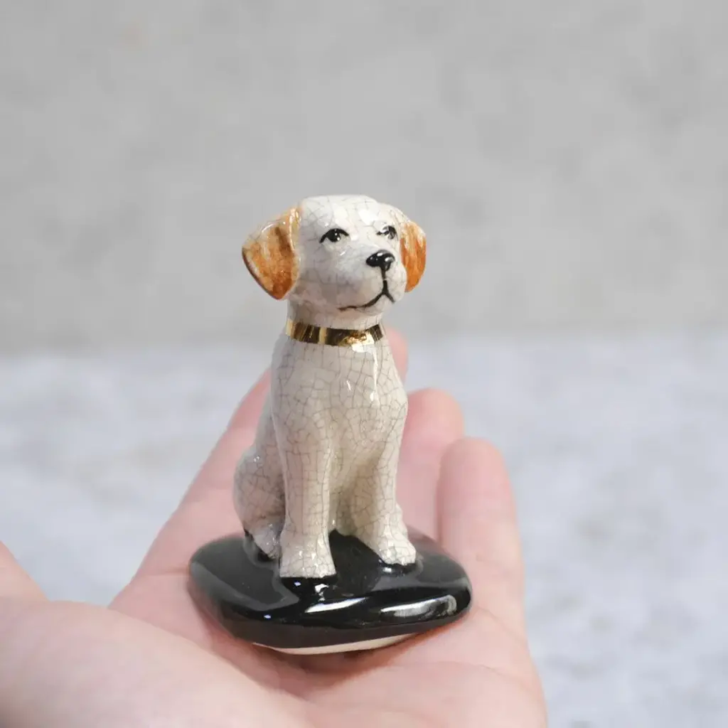 ヴィンテージフィギリン犬 イギリス 陶器 置物3