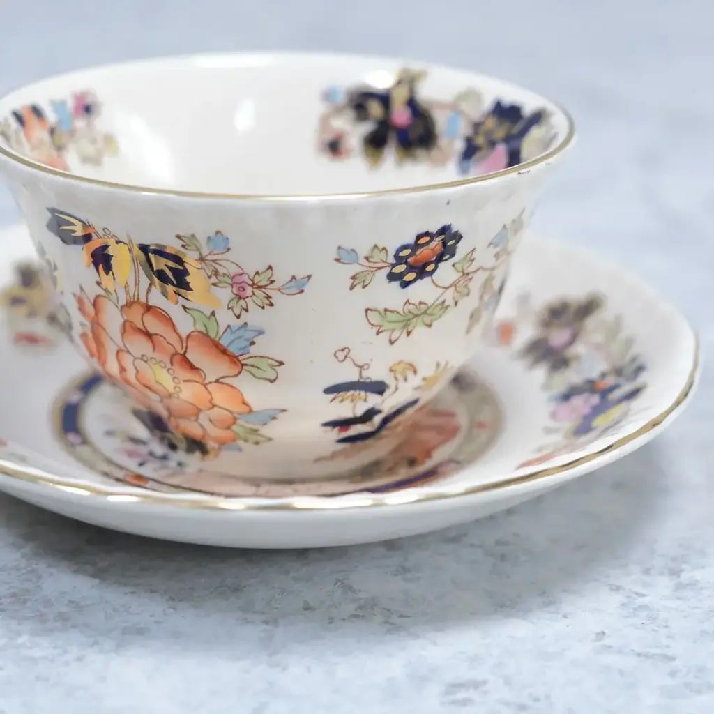 ヴィンテージカップ&ソーサー MASON'S(メイゾンズ) イギリス シノワズリデザイン2