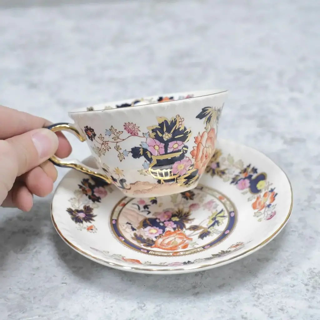 ヴィンテージカップ&ソーサー MASON'S(メイゾンズ) イギリス シノワズリデザイン3