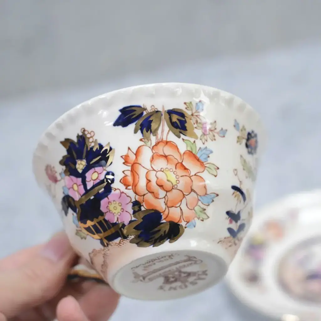ヴィンテージカップ&ソーサー MASON'S(メイゾンズ) イギリス シノワズリデザイン5