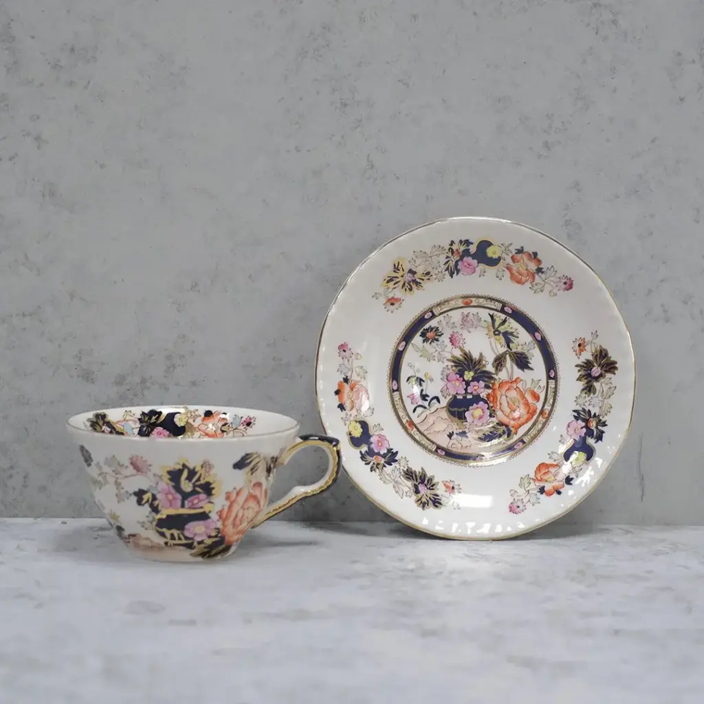 ヴィンテージカップ&ソーサー MASON'S(メイゾンズ) イギリス シノワズリデザイン7