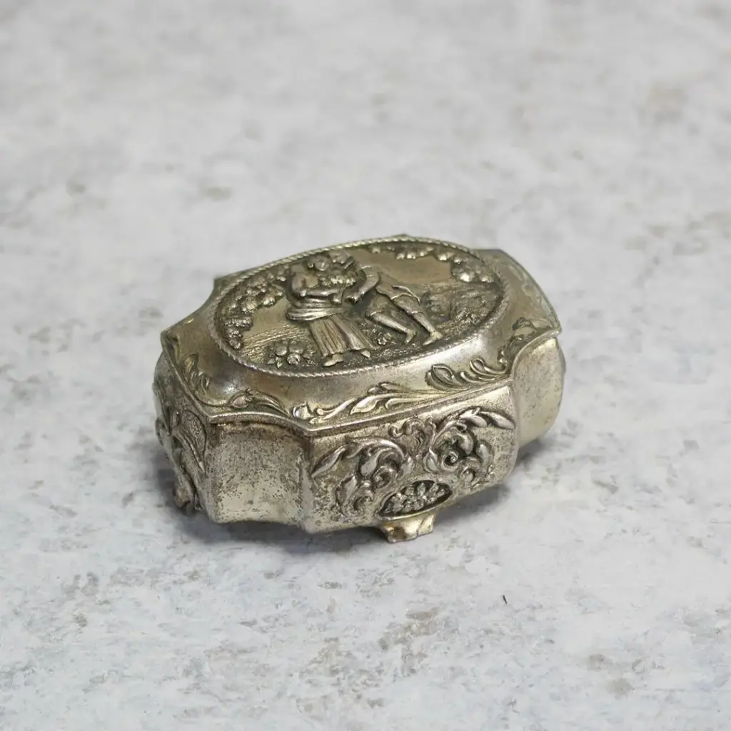 ヴィンテージ ジュエリーボックス 小物入れフランス アクセサリーケース3