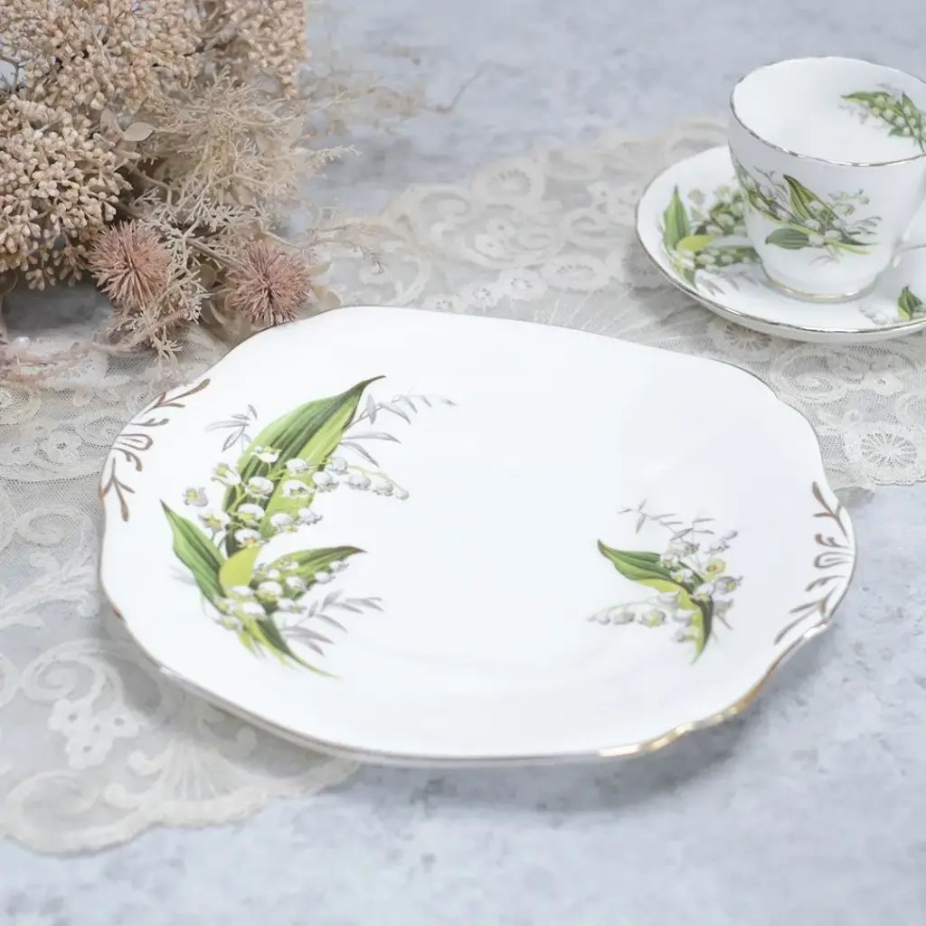 ヴィンテージB&Bプレート 鈴蘭 リリー イギリス 食器

