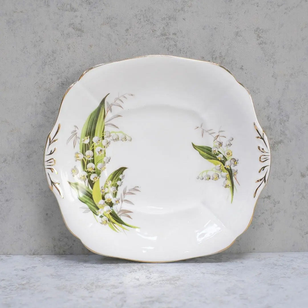 ヴィンテージB&Bプレート 鈴蘭 リリー イギリス 食器