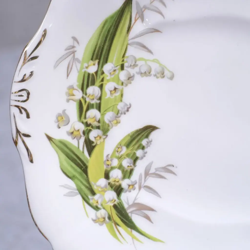 ヴィンテージB&Bプレート 鈴蘭 リリー イギリス 食器4