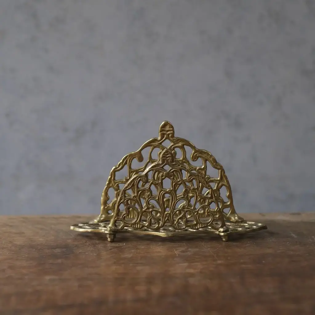 アンティークレターラック 真鍮 イギリス アンティーク雑貨