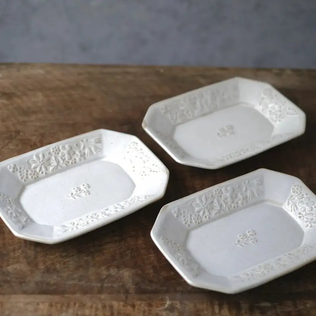 益子焼 kukka(クッカ) 八角皿 中 22cm キナリ色 わかさま陶芸 若林健吾 おしゃれな食器4