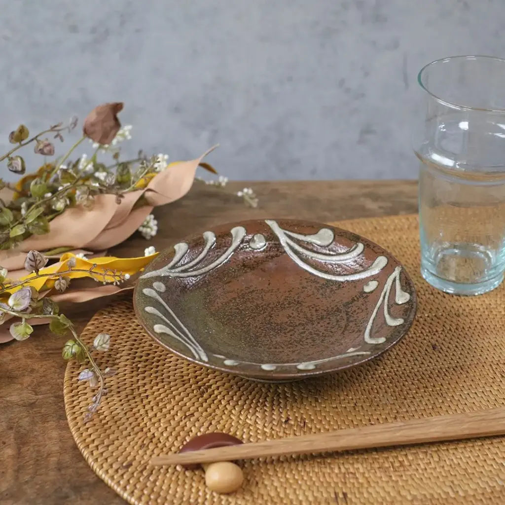 やちむん 沖縄 宮城正享 茶イッチン 5寸(15.5cm) 読谷村北窯 登り窯
