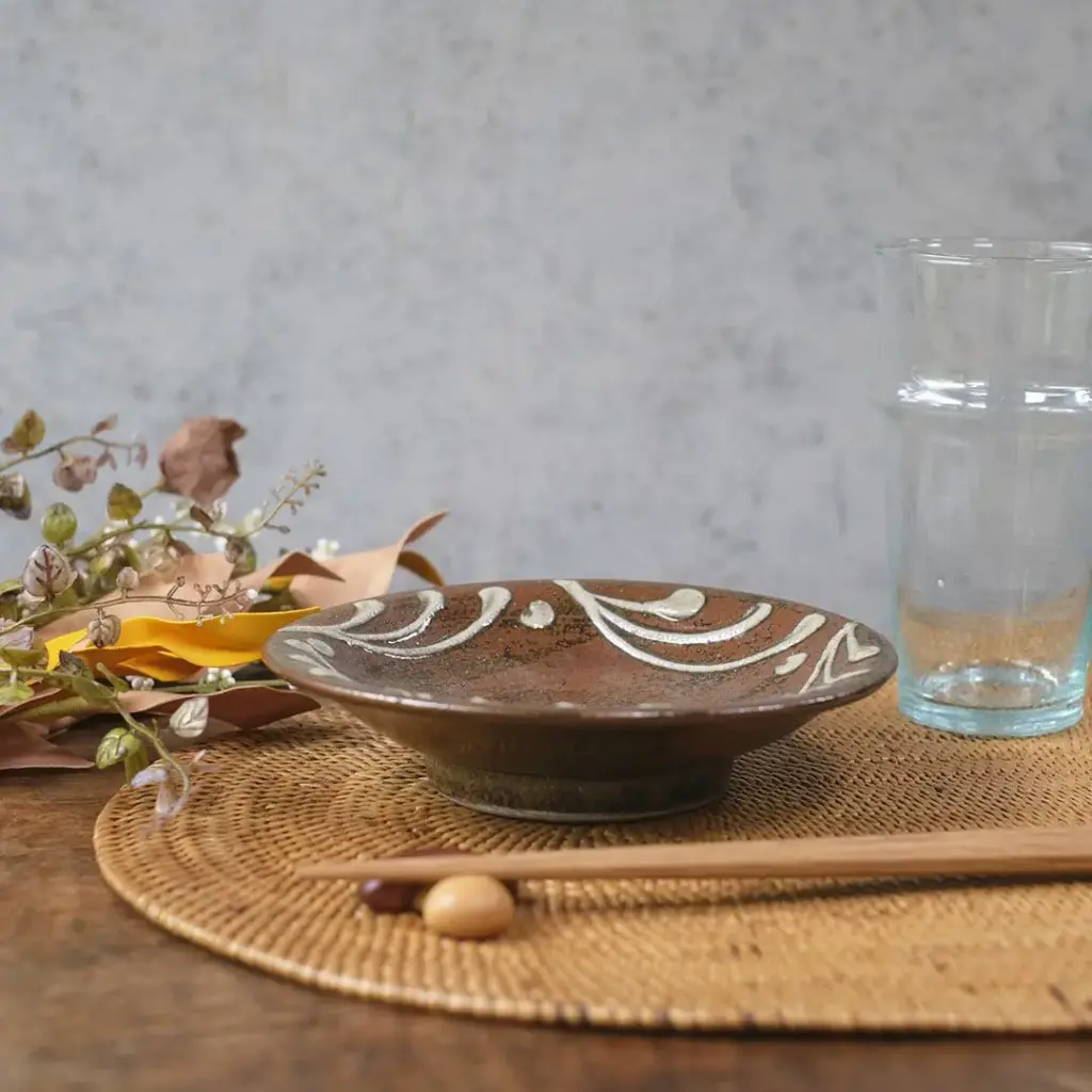 やちむん 沖縄 宮城正享 茶イッチン 5寸(15.5cm) 読谷村北窯 登り窯1