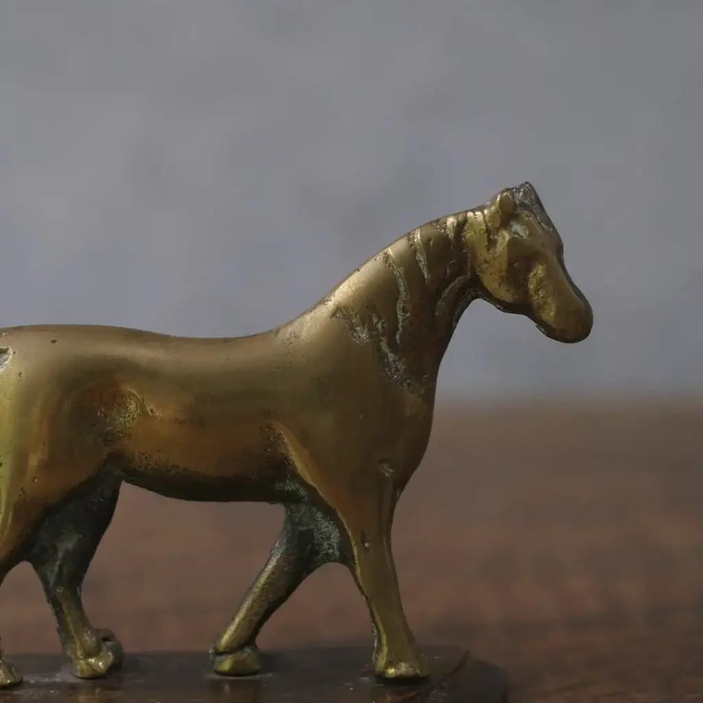 アンティークオブジェ 馬の置物 真鍮 イギリス アンティーク雑貨5