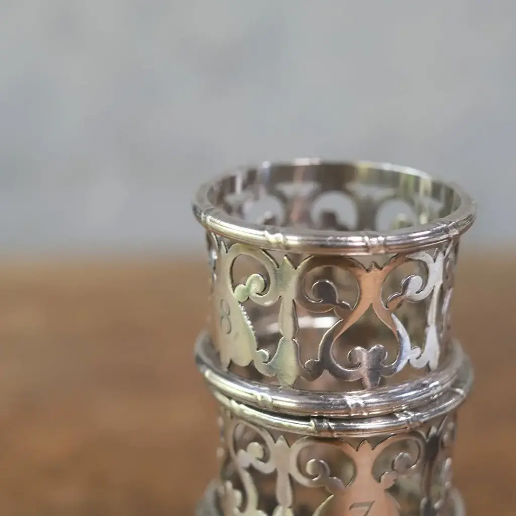 ヴィンテージナプキンリング イギリス シルバープレート 銀メッキ ヴィンテージ雑貨3