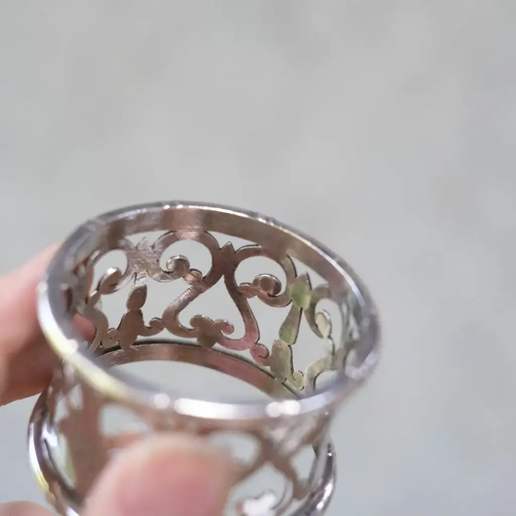 ヴィンテージナプキンリング イギリス シルバープレート 銀メッキ ヴィンテージ雑貨5