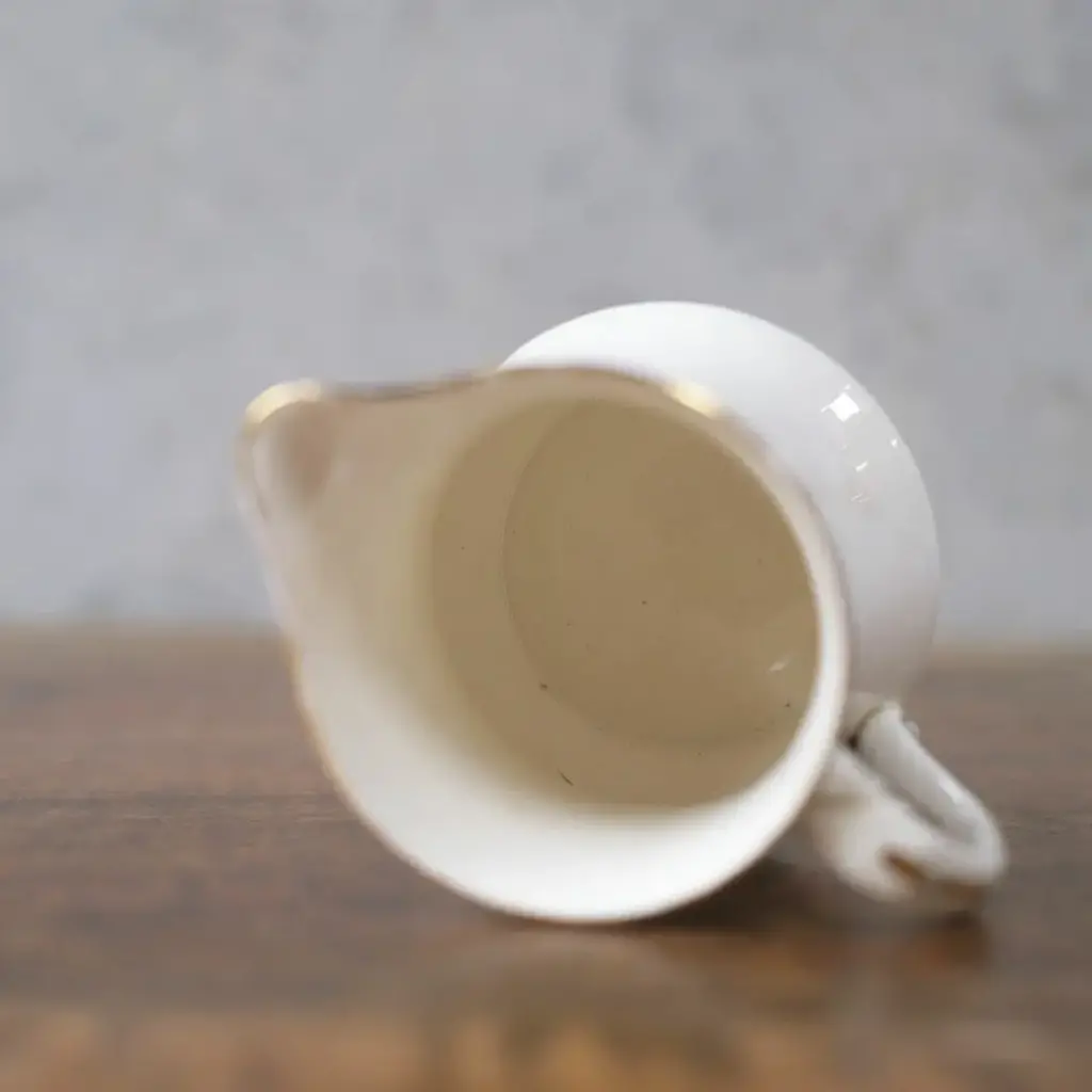 アンティークミルクジャグ 花柄 クリーマー 陶器 イギリス アンティーク食器1