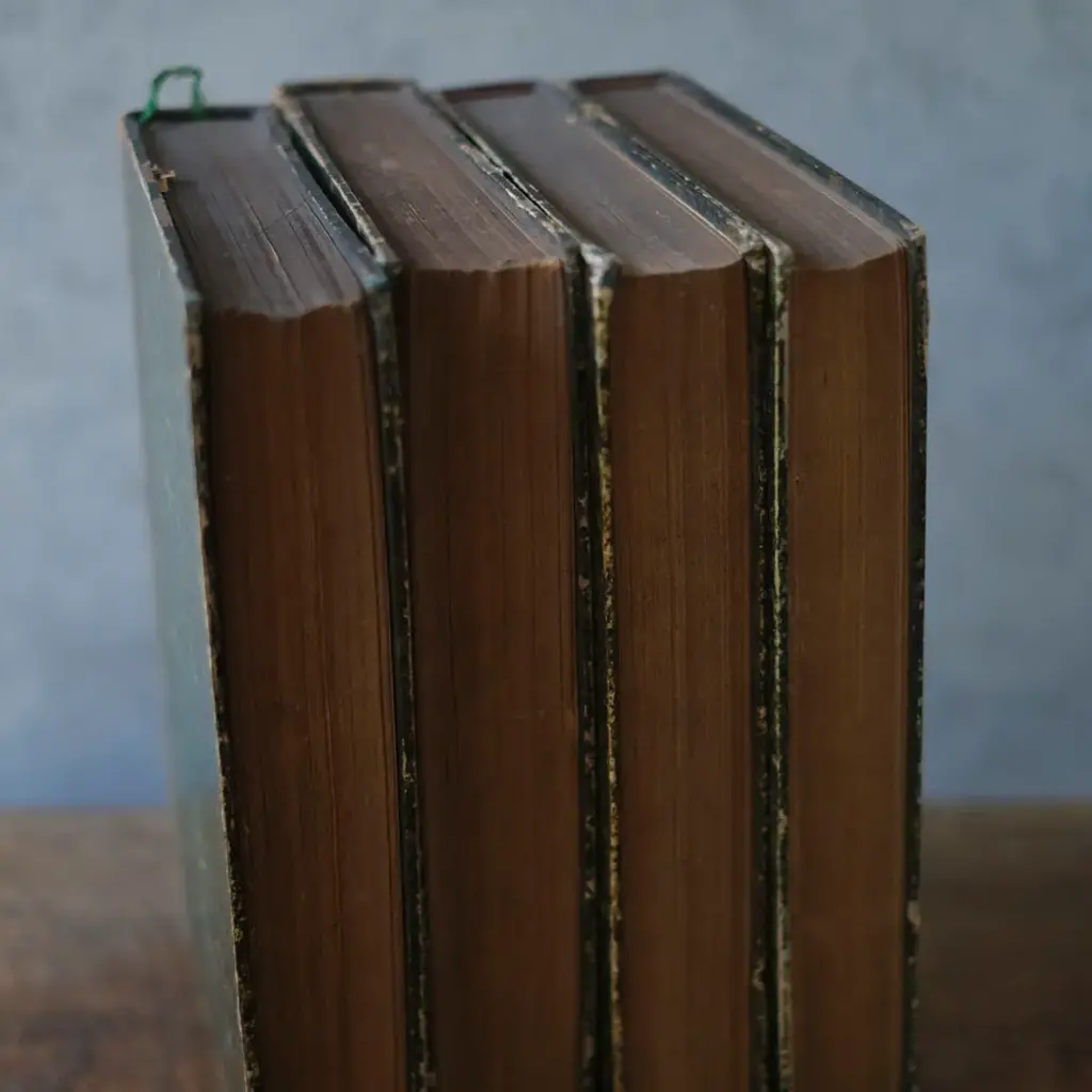 アンティークブック 革張りの古書 ヨーロッパ5