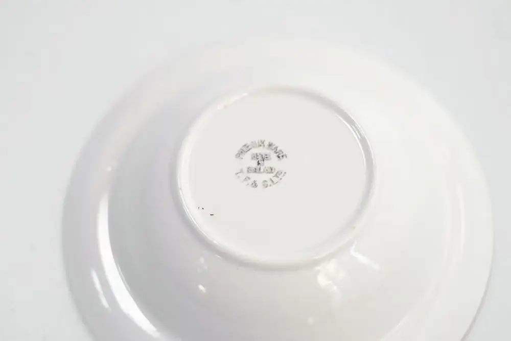 アンティーク デザートボウルT. F. & S イギリス製 オレンジの花柄が素敵なティーウェア/アンティーク食器4