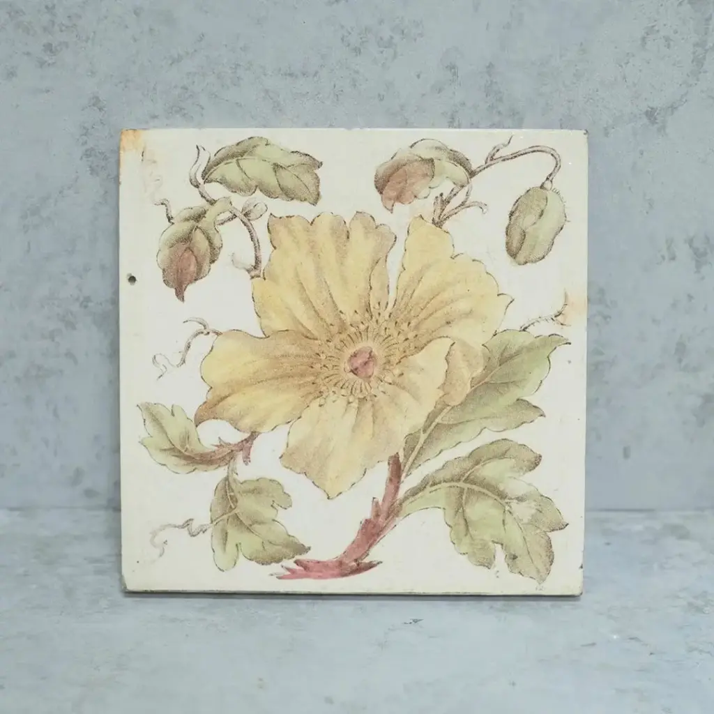 アンティークタイル イギリス ヴィクトリア時代 手作りの陶器タイル アンティーク雑貨8