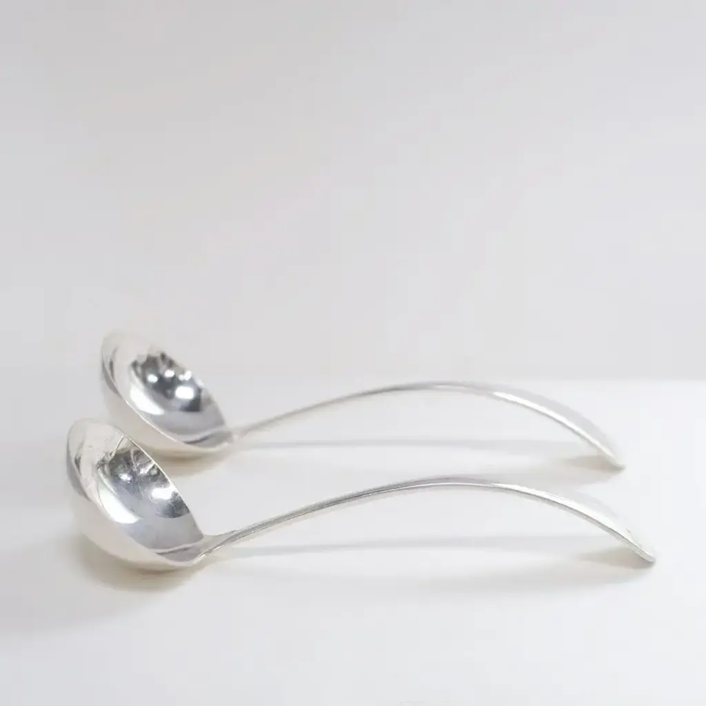 アンティークソースレードル JS&S イギリス シルバープレート アンティーク雑貨3