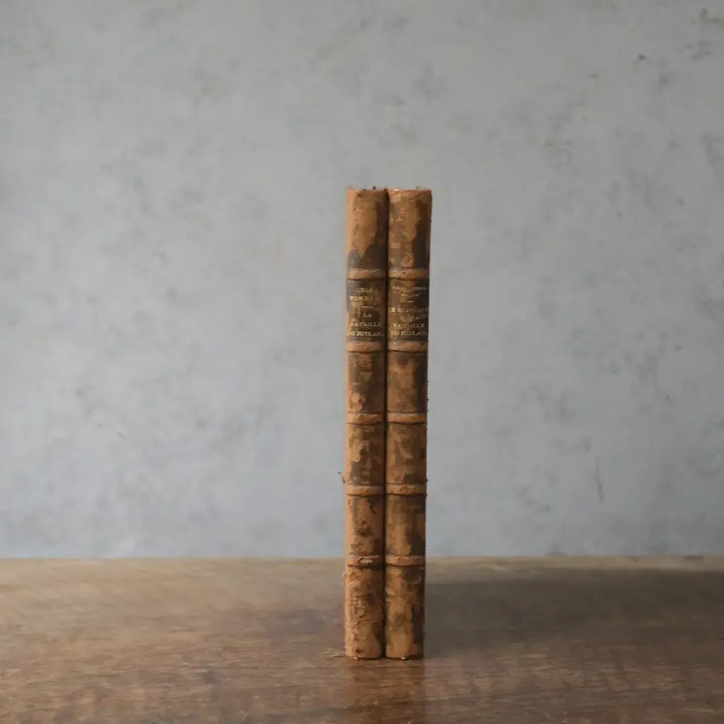 アンティークブック フランス 革張りの古書 1927～1928年 アンティーク雑貨3