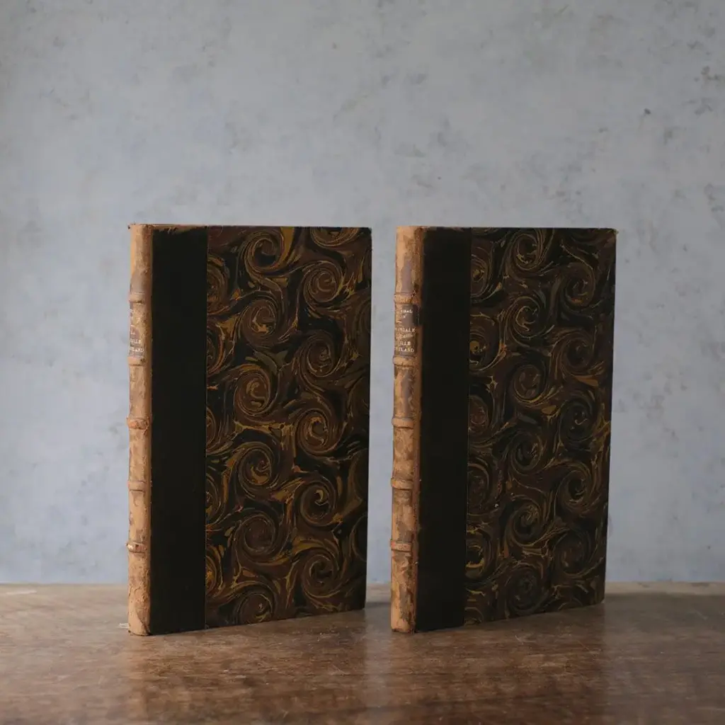 アンティークブック フランス 革張りの古書 1927～1928年 アンティーク雑貨1