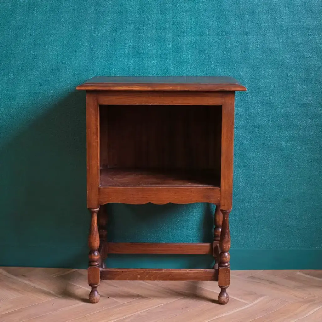 アンティーク ナイトテーブル オープン収納 フランス ベッドサイドテーブル アンティーク家具2